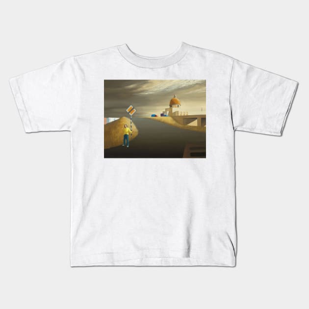 Jeffrey Smart Kids T-Shirt by Kollagio